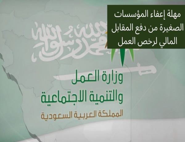 بشرى ساره.. الموارد البشرية السعودية تعلن عن إعفاء هذه المؤسسات من دفع المقابل المالي لرخص العمل