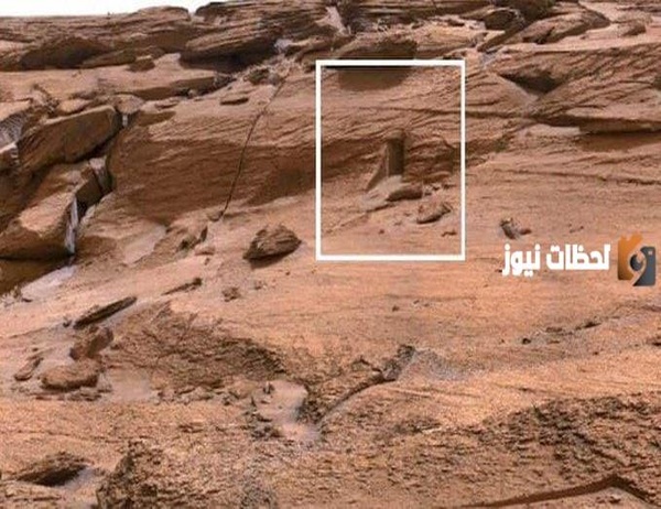 بوابة منحوتة بكوكب المريخ تشعل ضجة بوسائل التواصل بالصور