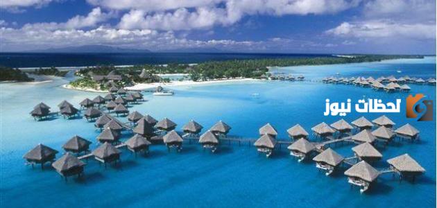 أين توجد جزر بورا بورا بالتحديد على الخريطة؟