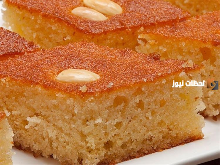 طريقة عمل البسبوسة بالسميد والزبادي