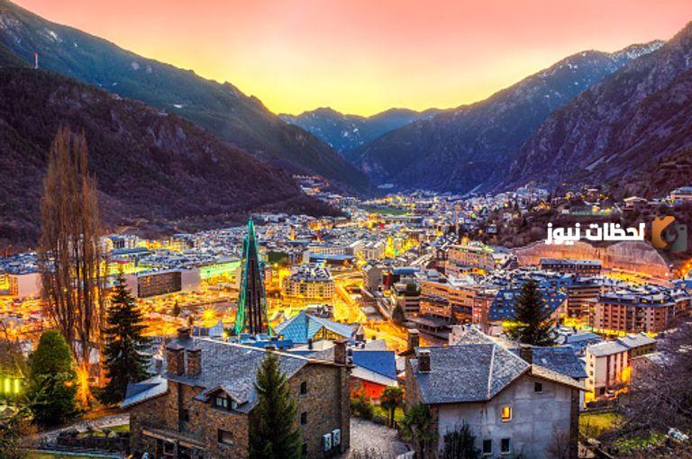 ما هي عاصمة أندورا وكم عدد سكانها؟