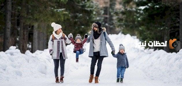 وصف فصل الشتاء للأطفال في 10 أسطر